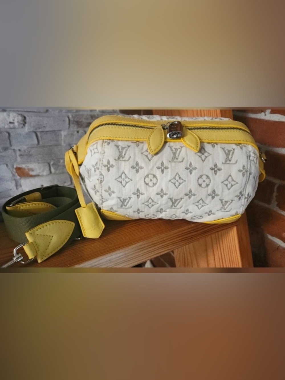 Louis Vuitton Monogram Denim Pochette Round Ltd Edition Monogramouflage Speedy